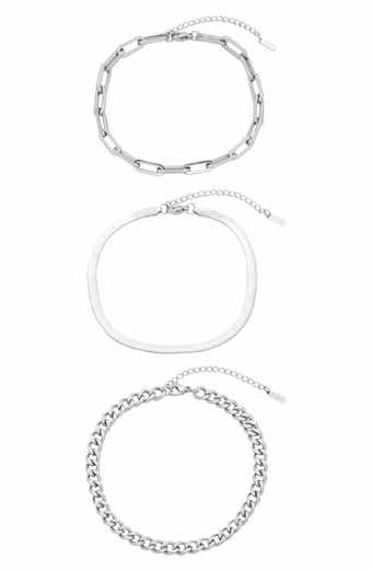 st. Moran Set of 3 Assorted Chain Bracelets
