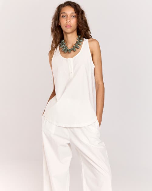Romy Summer Tank In White
