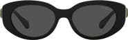 Swarovski 53mm Oval Sunglasses