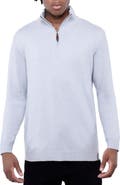 Spring + Mercer Mock Neck Quarter Zip Sweater