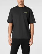 PLEIN SPORT Micro Rib T-Shirt Round Neck Ss
