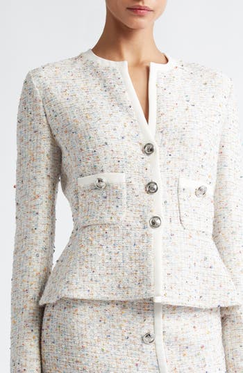 Metallic Tweed Jacket