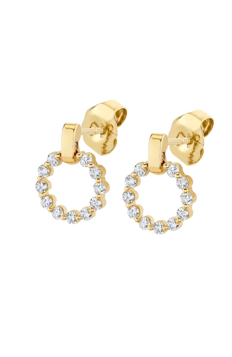 Michael M Cloud Single Drop Earrings, Main, color, Yellow Gold
