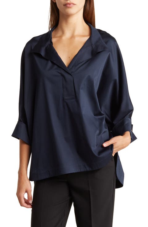 Avereye Batwing Popover Blouse