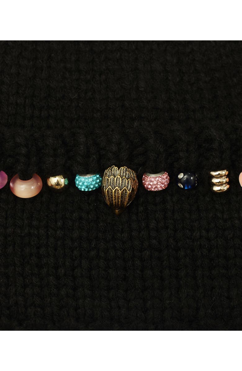 Kurt Geiger London Multibead Beanie, Alternate, color, Black