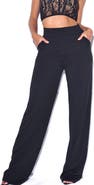 Miss Circle Never Enough Stretch Crepe Wide Leg Trousers