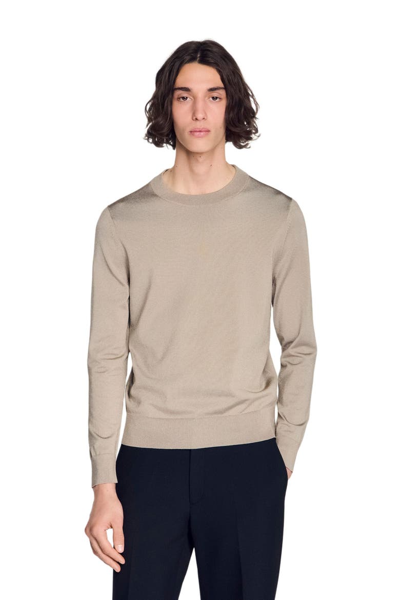 Fine knit sweater, Alternate, color, Light taupe