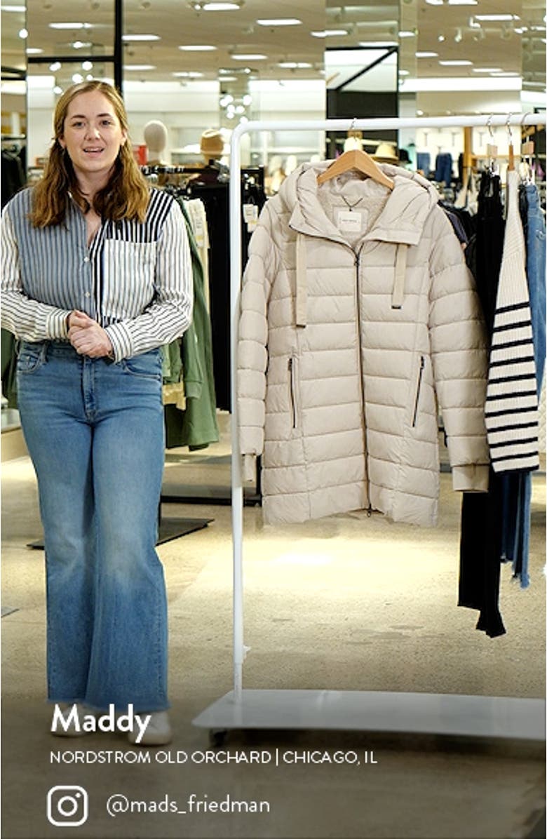 Zip Front Clean Puffer Jacket, sales video thumbnail