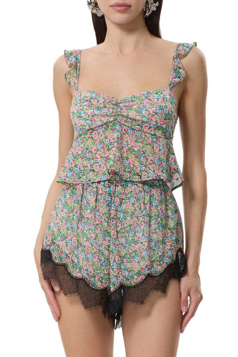 Aisha Floral Crop Top, Main, color, CANDY DITSY