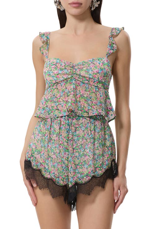 Aisha Floral Crop Top