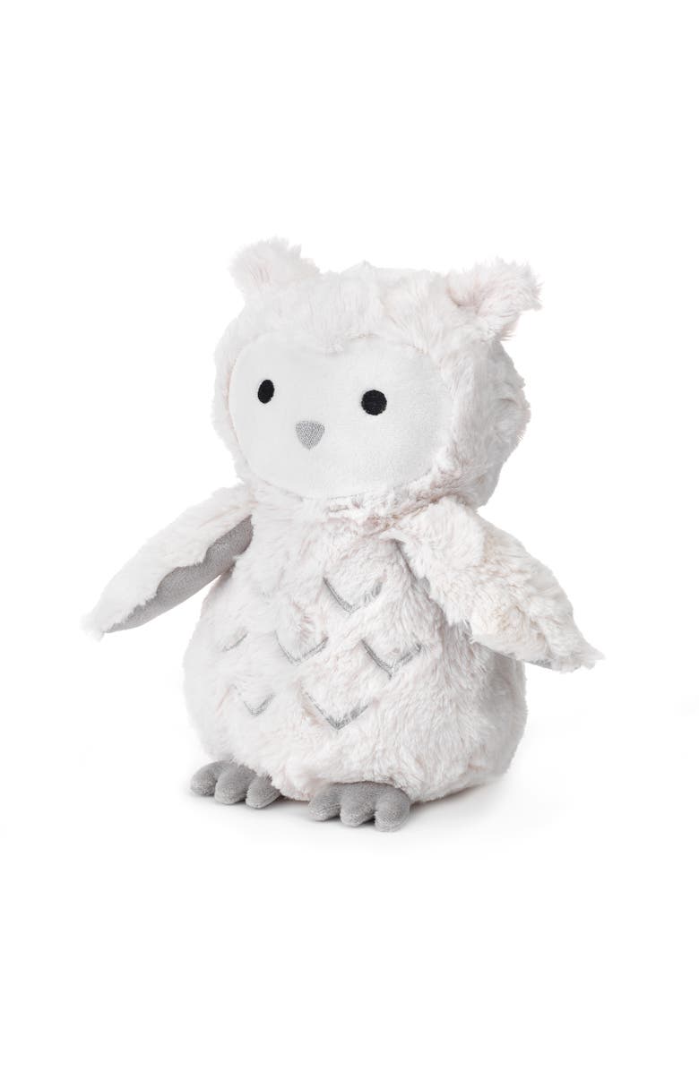 Lambs & Ivy Luna Plush Owl Stuffed Animal - Luna, Alternate, color, White
