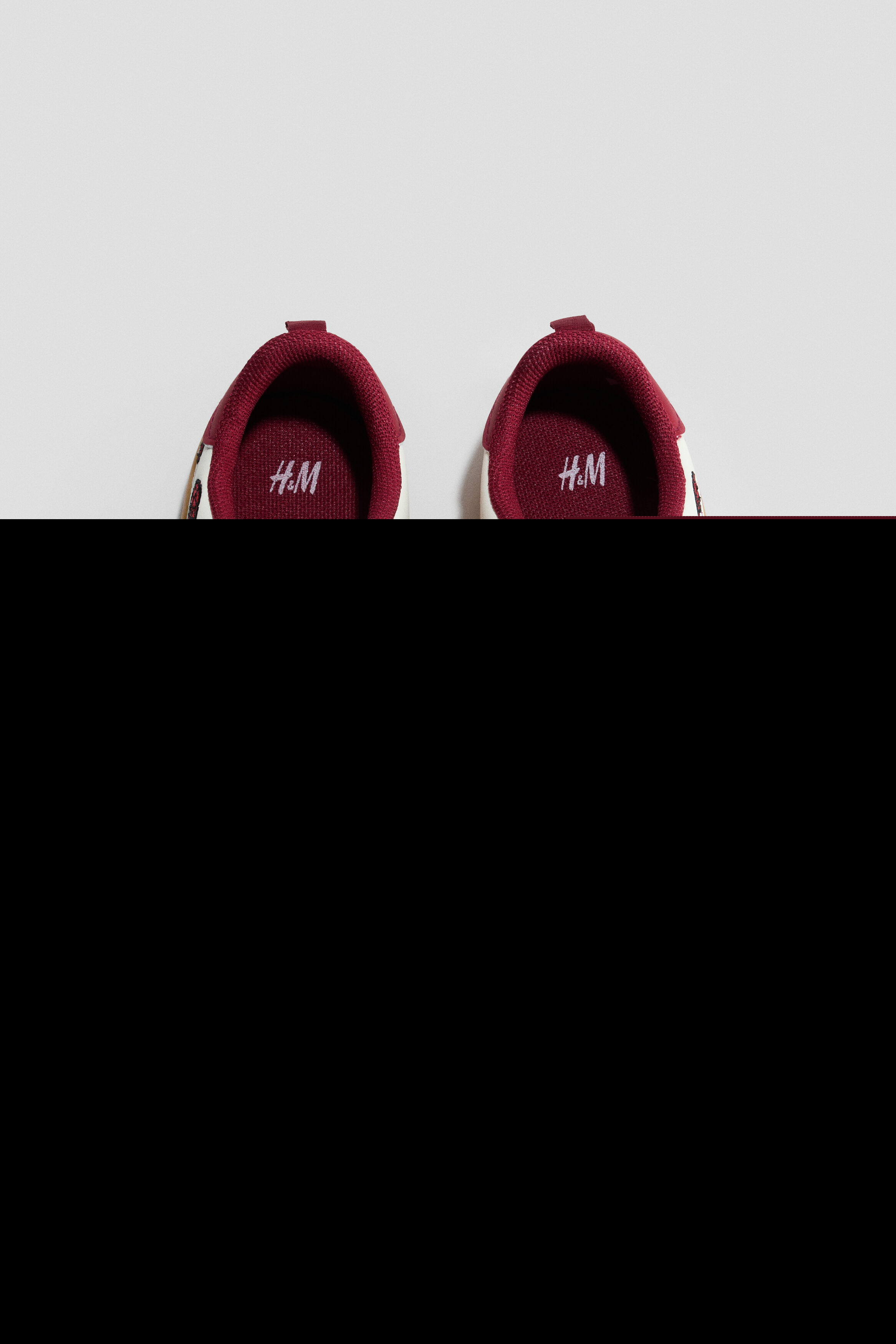 H&M Motif-detail Barefoot Trainers, Alternate, color, White/Spider-Man