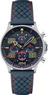 AVI-8 Hawker Typhoon Coningham Baldwin Chronograph Leather Strap Watch, 42mm