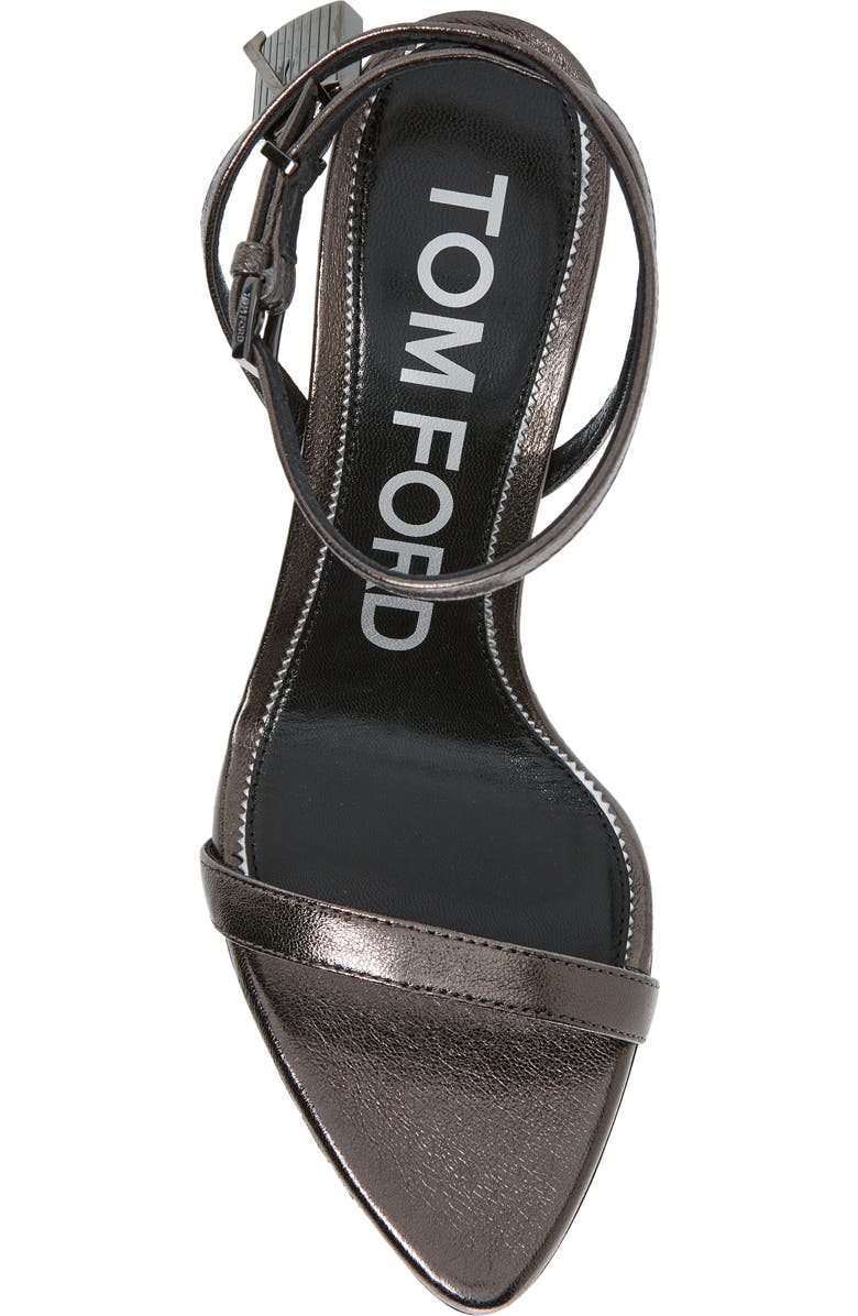 TOM FORD Padlock Ankle Strap Sandal, Alternate, color,