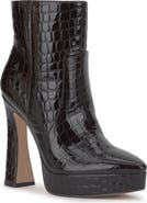 Jessica Simpson Nerix Croc Embossed Platform Bootie