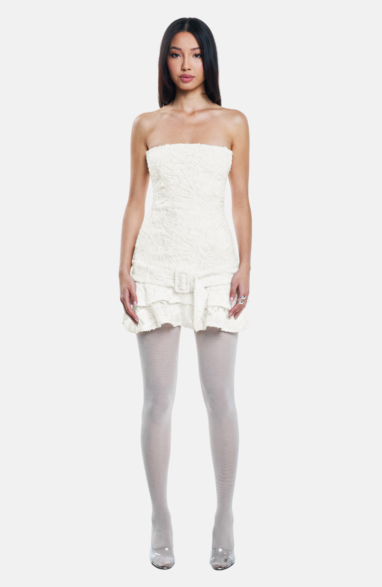 OW Collection CASSIDY Mini Dress, Alternate, color, Off-White