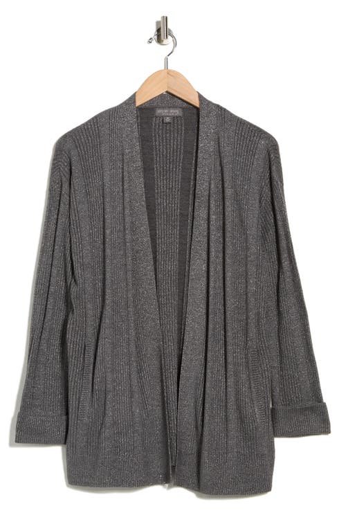 Barefoot Dreams ® Cozychic Ultra Lite® Variegated Rib Open Cardigan In Gray