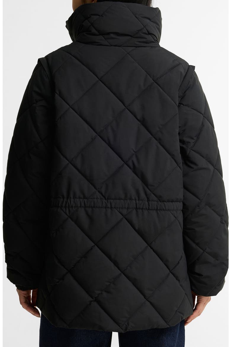 Tanfield Quilted Puffer Jacket, Alternate, color, BLACK/ ANCIENT