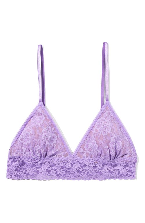 Hanky Panky Signature Lace Padded Bralette In Purple