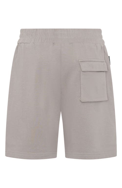 Tiny Tribe Kids' Piped Shorts In Grey