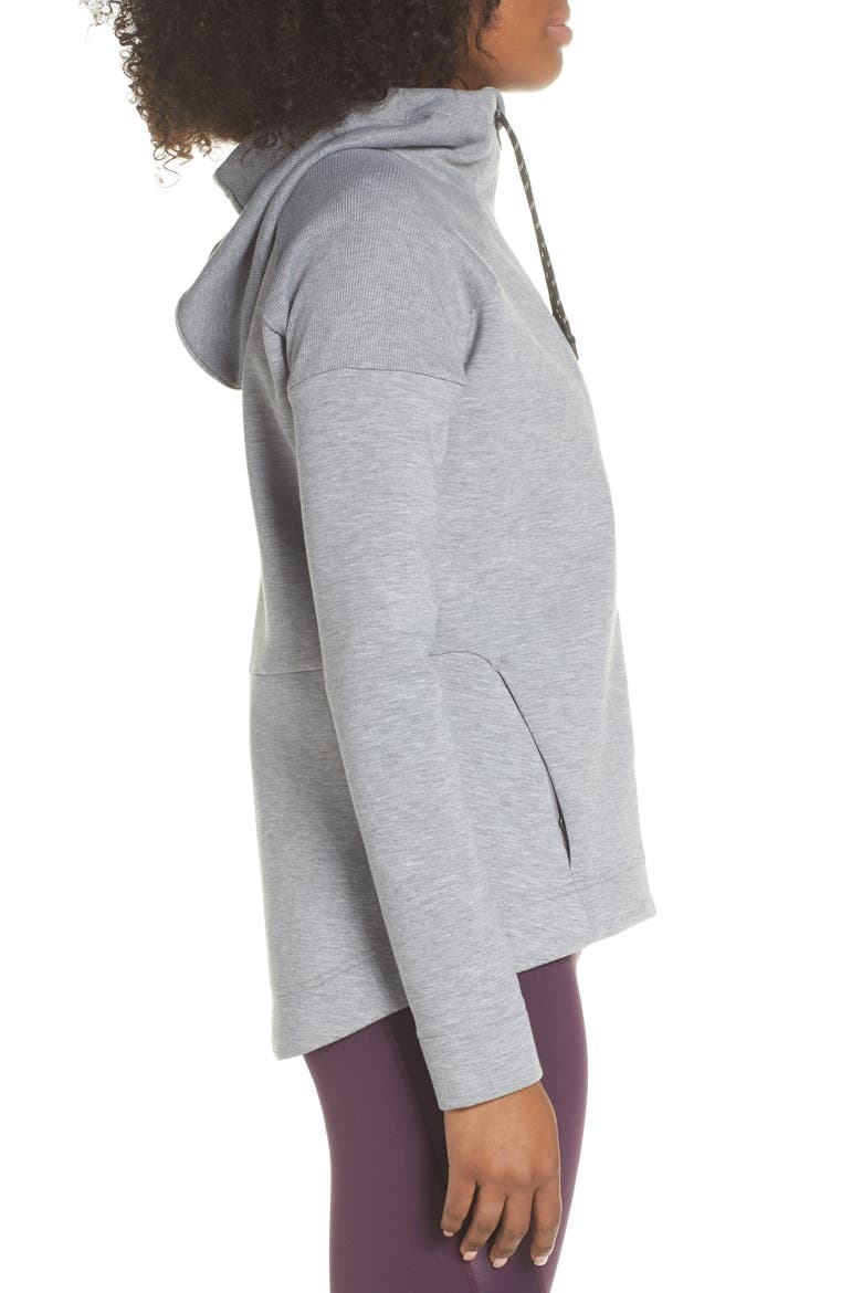 Cross Train Hoodie Jacket, Alternate, color, SILVER GREY MARL