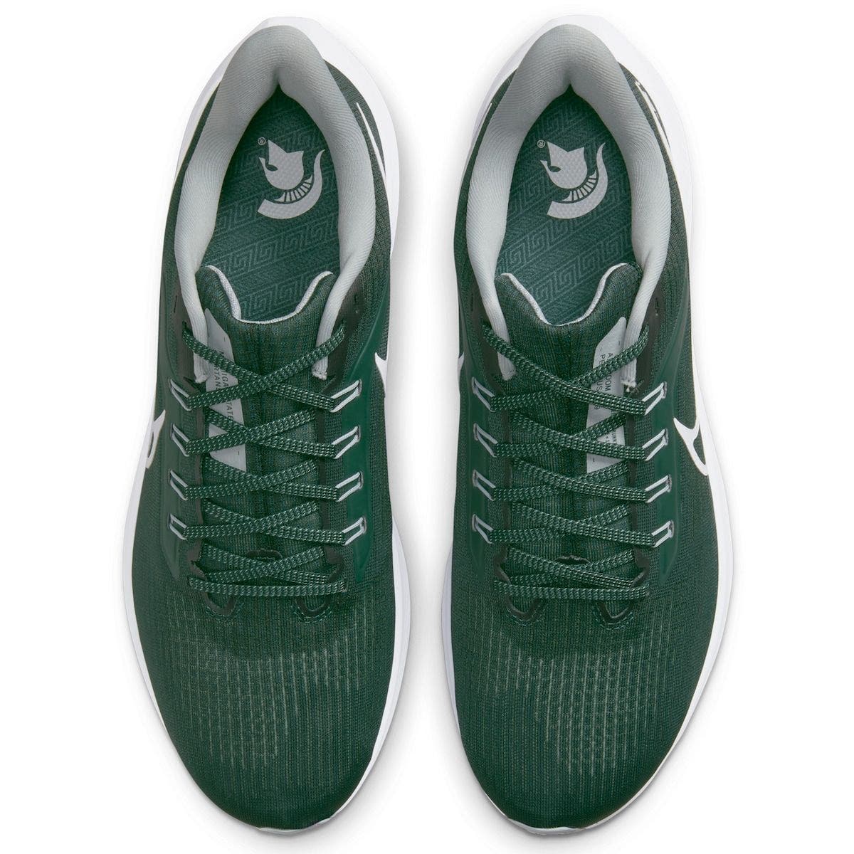 Nike Unisex Nike Green Michigan State Spartans Zoom Pegasus 39 Running Shoe, Alternate, color, 