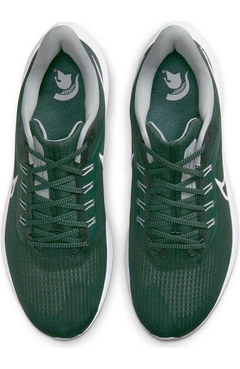 Nike Unisex Nike Green Michigan State Spartans Zoom Pegasus 39 Running Shoe, Alternate, color,