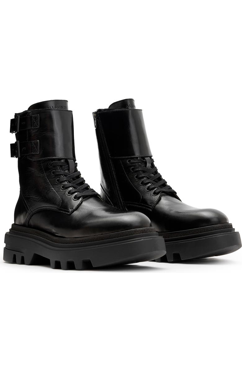 AllSaints Zoe Combat Boot, Main, color,