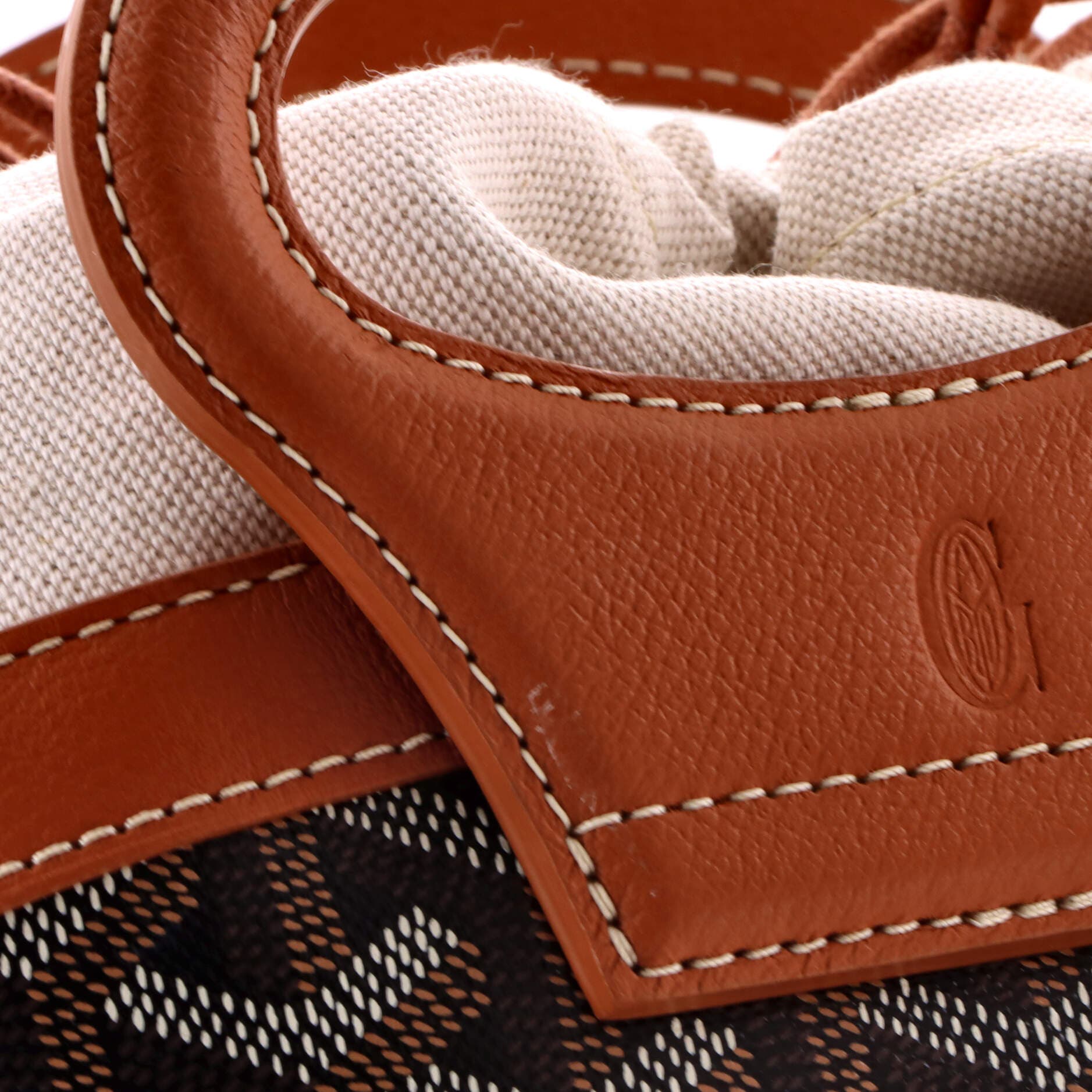 Pre-Owned Goyard Beluga Bag Coated Canvas Mini, Alternate, color, Brown