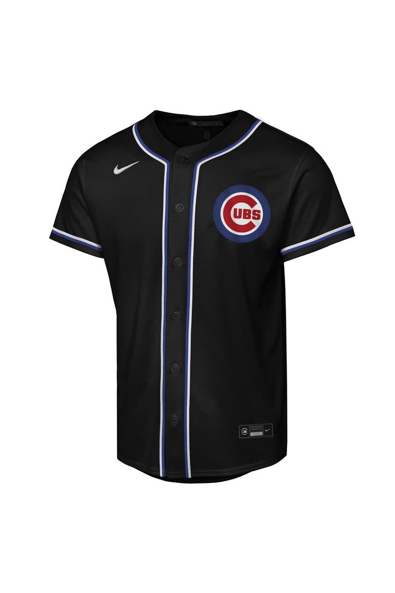 Youth Nike Seiya Suzuki Black Chicago Cubs Fashion Replica Player Jersey, Alternate, color, Black