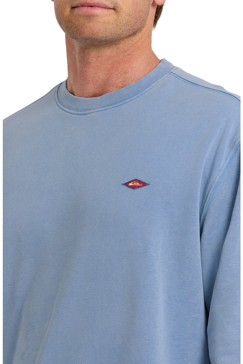 Saltwater Oversize Crewneck Sweatshirt, Alternate, color, RIVIERA