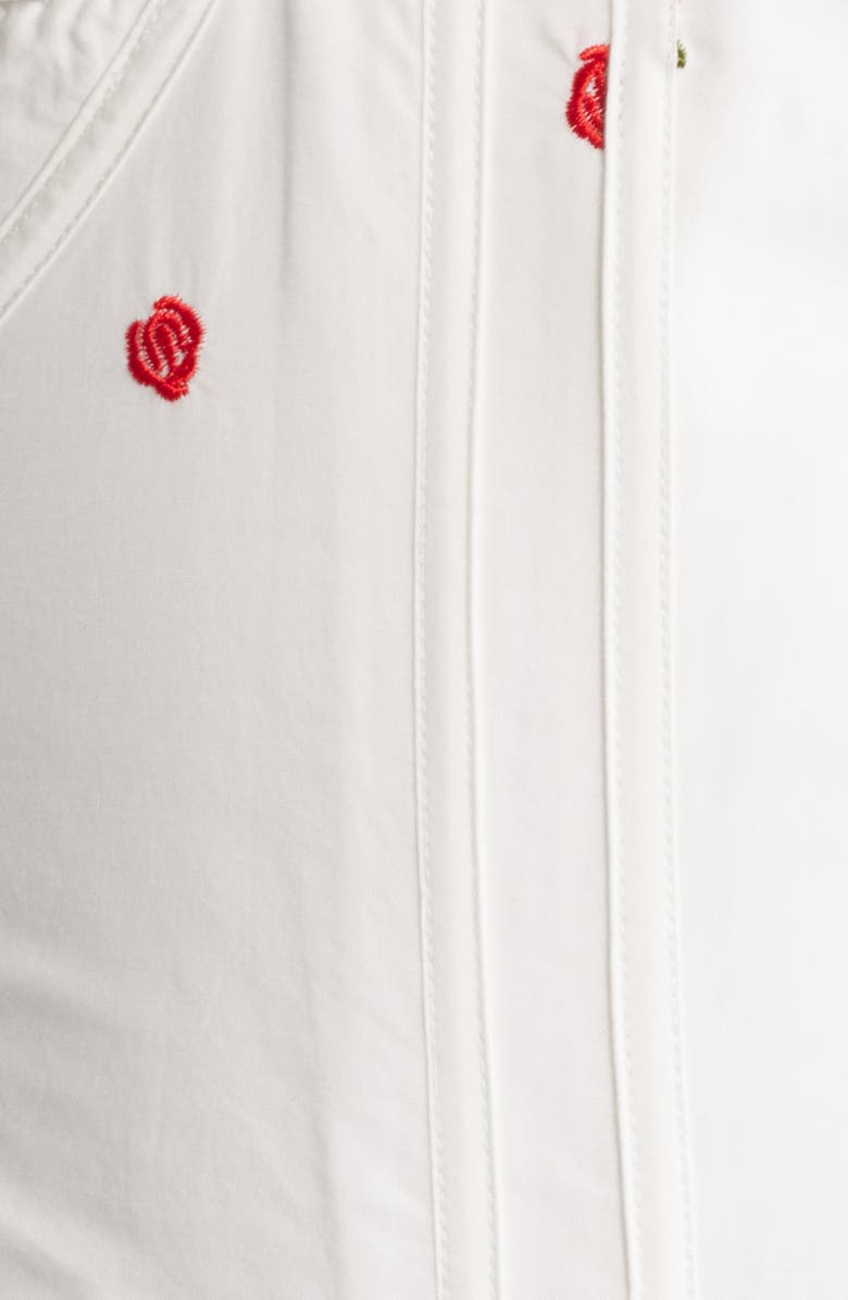 Mistress Rocks Rose Embroidered Corset Camisole, Alternate, color, Cloud Rose