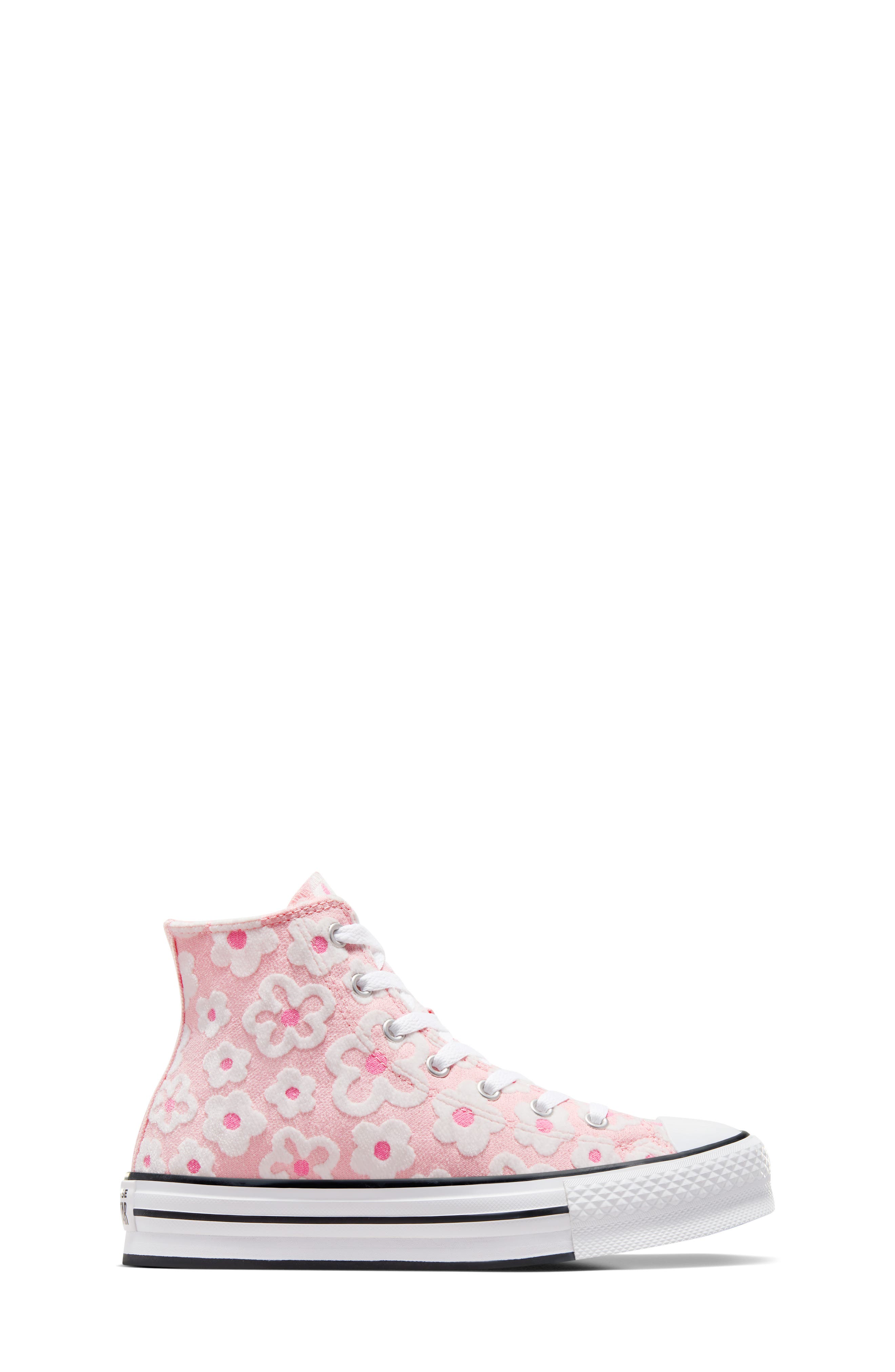 Converse Kids' Chuck Taylor<sup>®</sup> All Star<sup>®</sup> EVA Lift High Top Sneaker, Alternate, color, Donut Glaze/Oops Pink