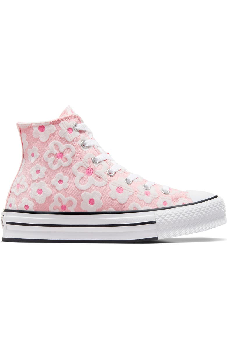 Converse Kids' Chuck Taylor<sup>®</sup> All Star<sup>®</sup> EVA Lift High Top Sneaker, Alternate, color, Donut Glaze/Oops Pink