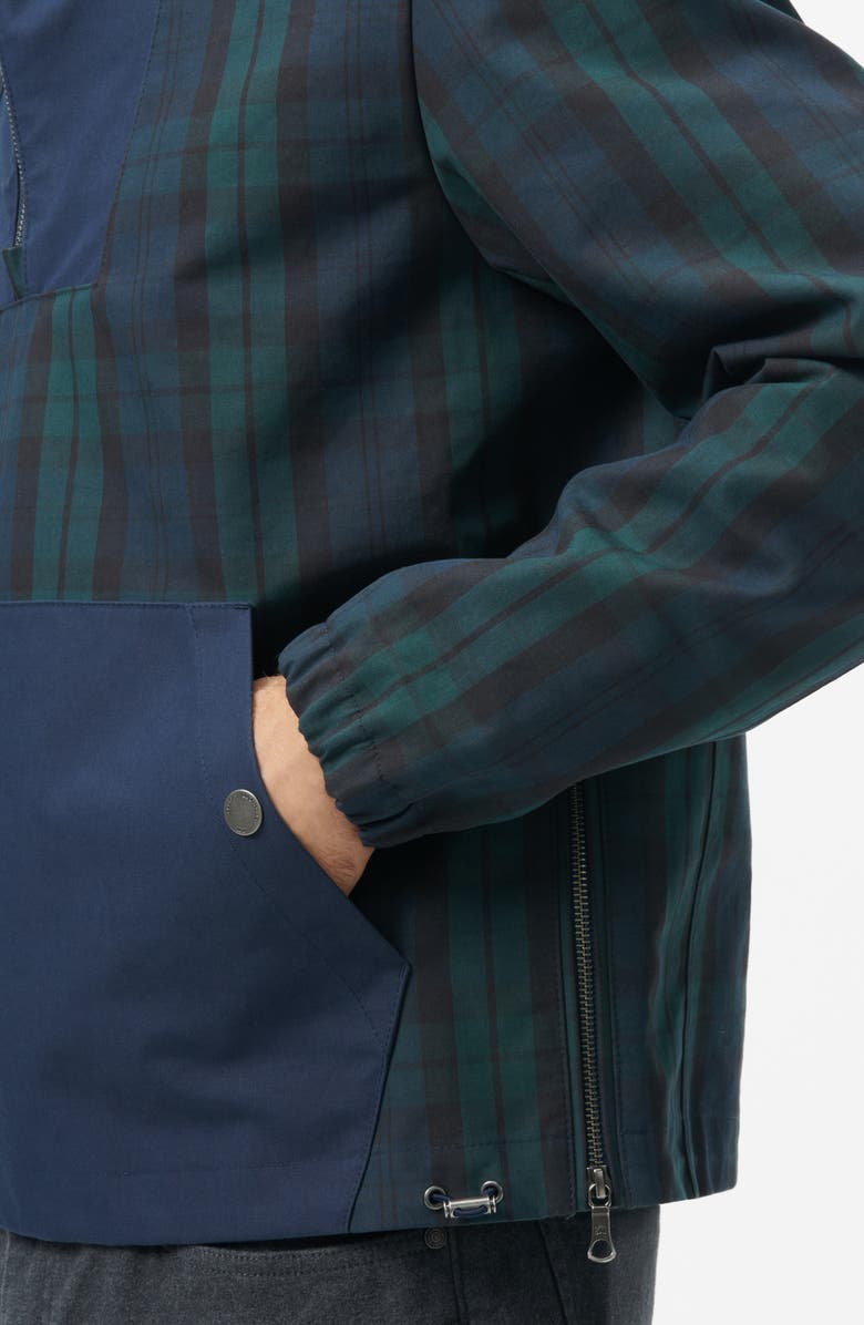 Brooks Brothers Water Repellent Windbreaker, Alternate, color, Navy Multi