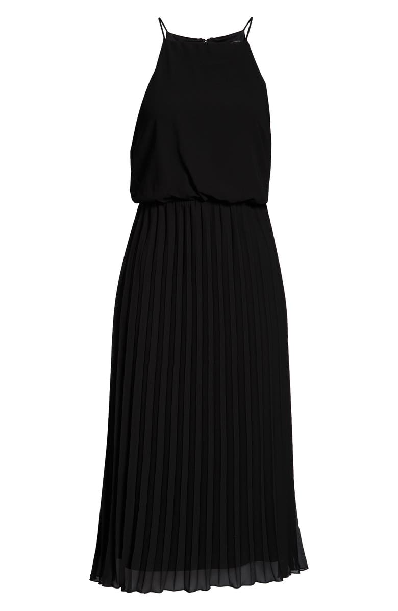 Sam Edelman Blouson Pleated Dress, Alternate, color,