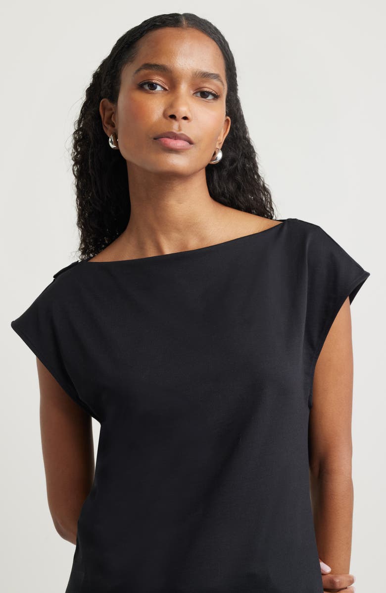 Nordstrom Pima Cotton Boat Neck T-Shirt, Alternate, color, 