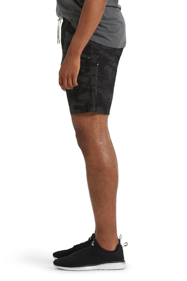 Ripstop Shorts, Alternate, color, BLACK CAMO