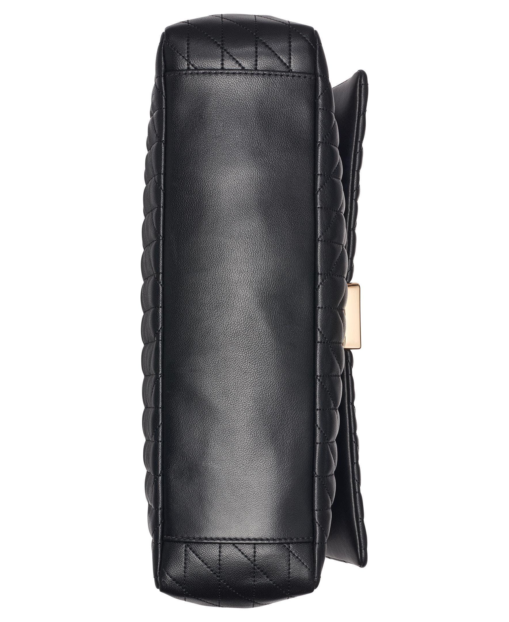 KARL LAGERFELD PARIS Lafayette Jumbo Shoulder, Alternate, color, Black/Gold