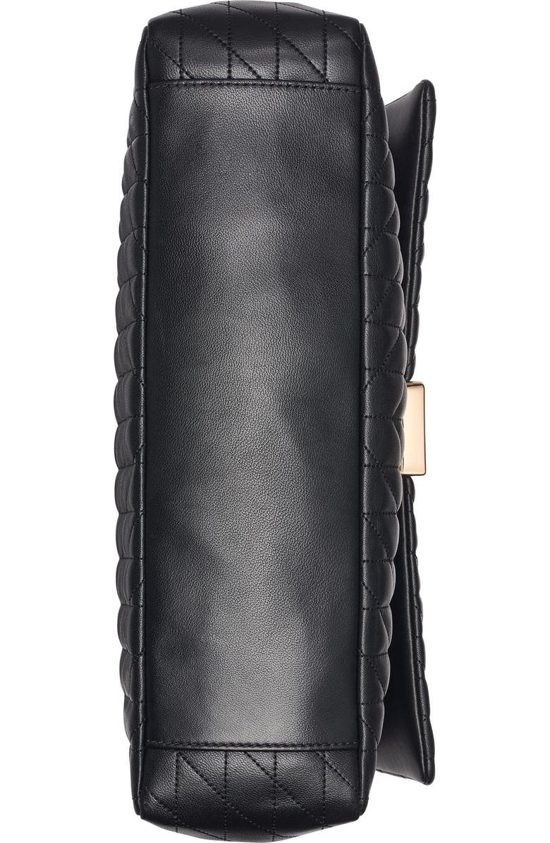 KARL LAGERFELD PARIS Lafayette Jumbo Shoulder, Alternate, color, Black/Gold