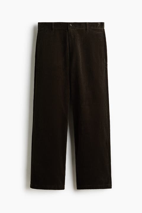 Relaxed Fit Corduroy Trousers