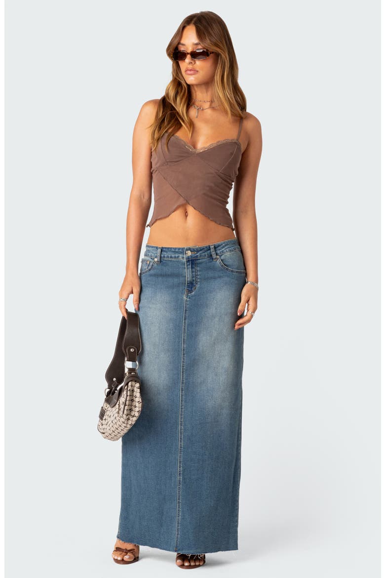 Crossover Crop Mesh Tank, Alternate, color, BROWN