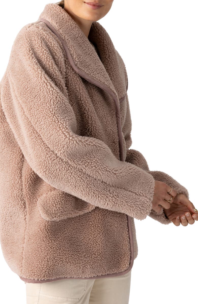 Sanctuary Holly High Pile Fleece Jacket, Alternate, color, 