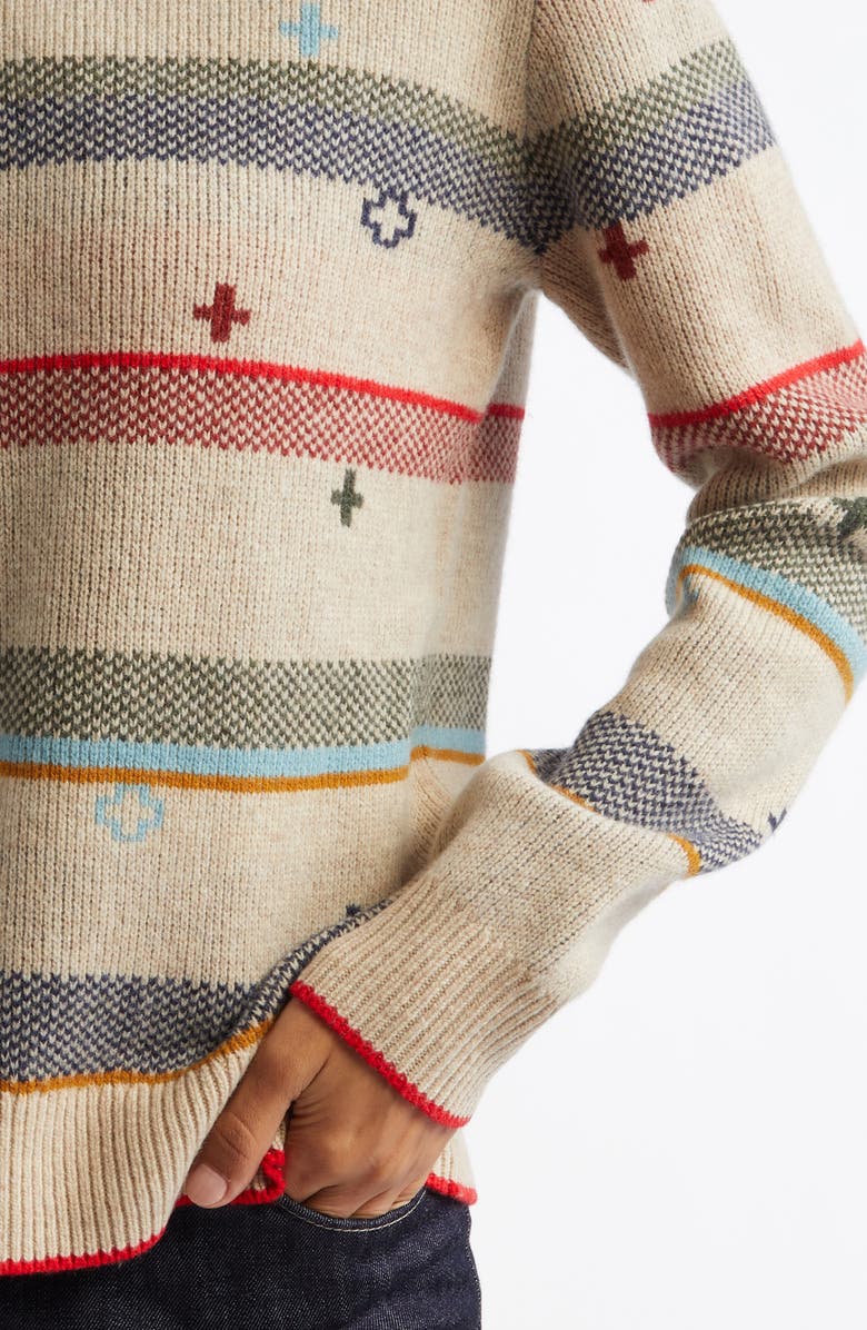 Pendleton Graphic Merino Wool Sweater, Alternate, color, 