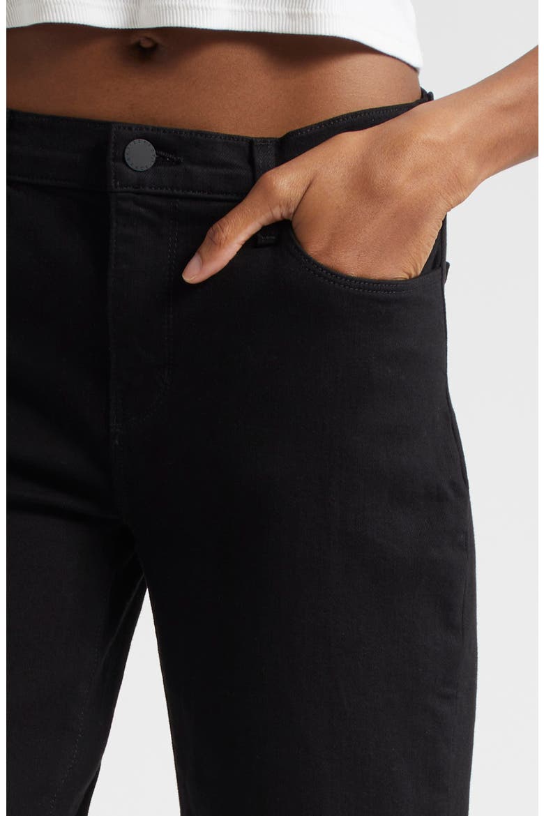 Sada Ankle Slim Jeans, Alternate, color, BLACK