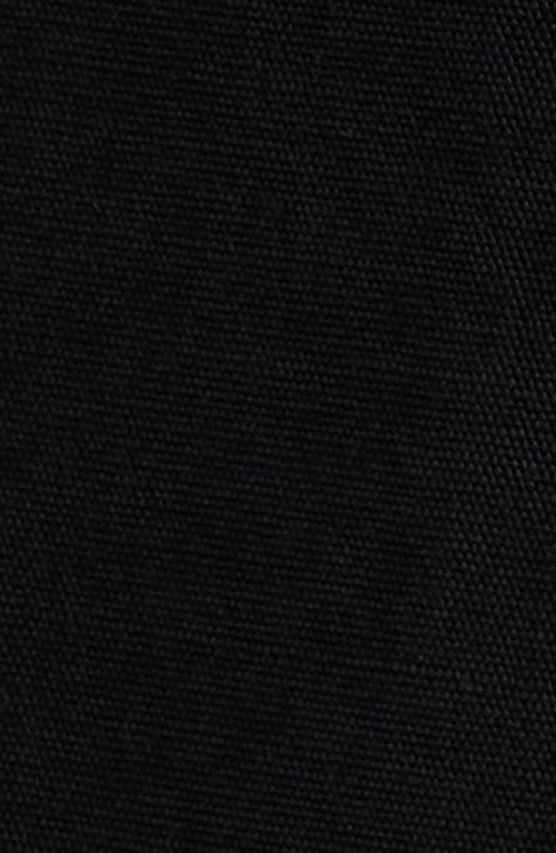 Balenciaga One-Shoulder Button-Up Shirt, Alternate, color, 1000 Black