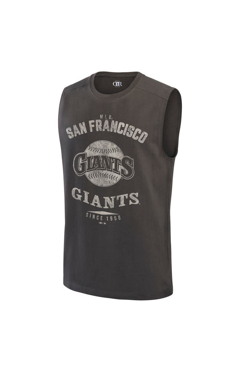 Darius Rucker Collection by Fanatics Men's Darius Rucker Collection by Fanatics  Charcoal San Francisco Giants Muscle Tank Top, Alternate, color, Charcoal