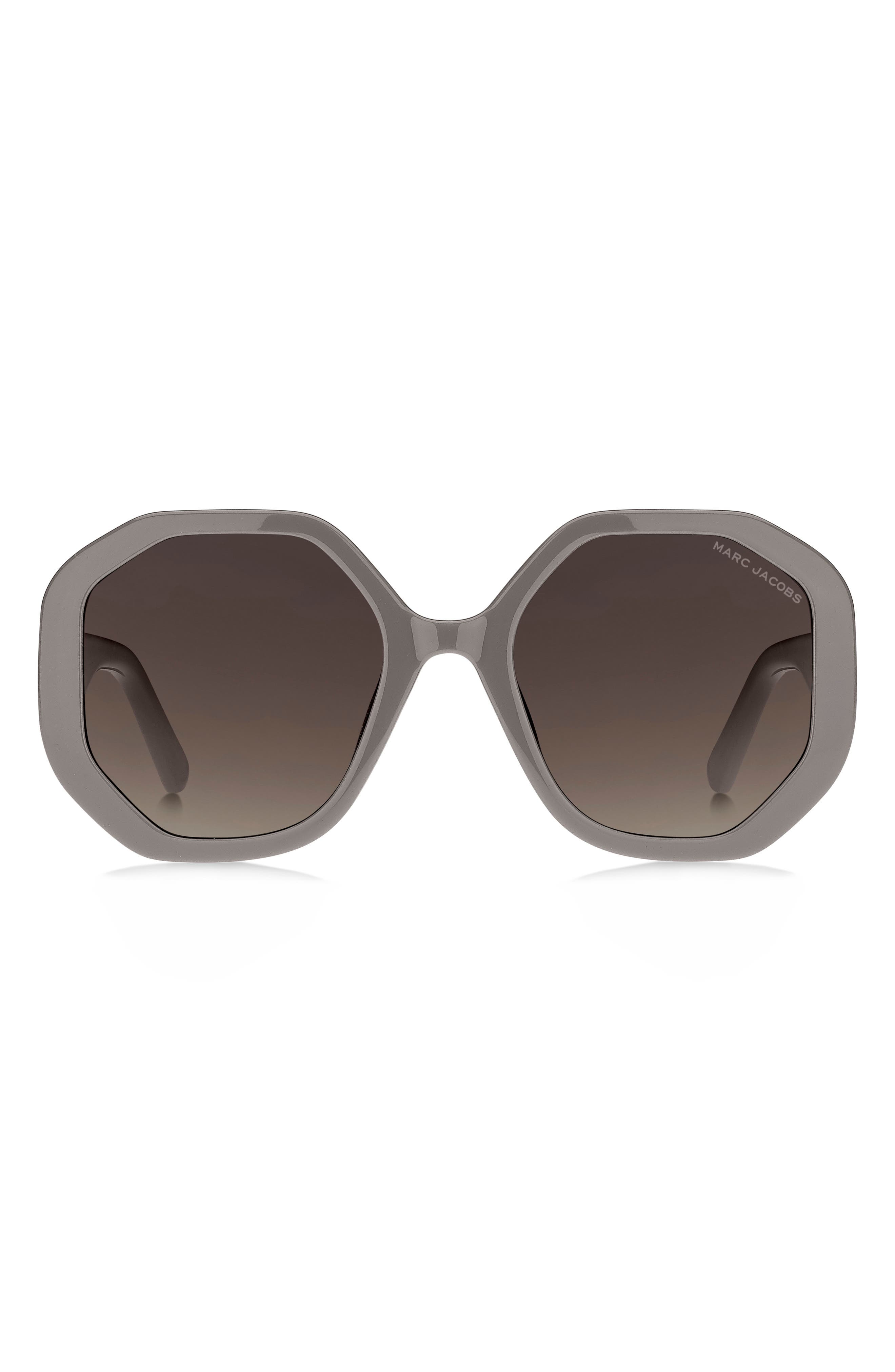Marc Jacobs 53mm Gradient Round Sunglasses