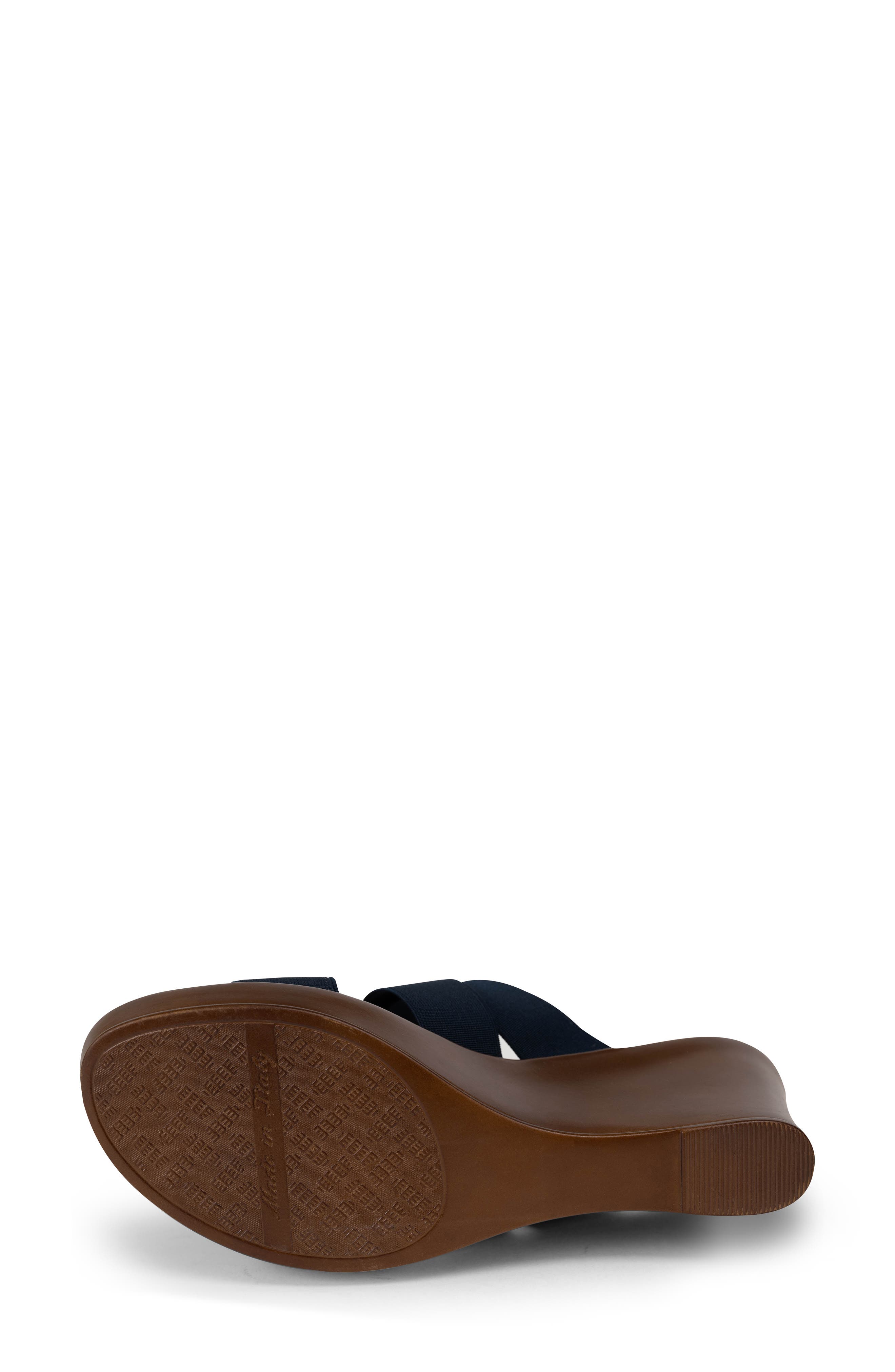 Celsi Wedge Slide Sandal, Alternate, color, NAVY