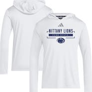 adidas Men's adidas White Penn State Nittany Lions D4T Long Sleeve Hooded T-Shirt